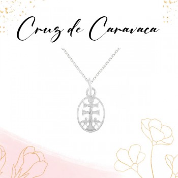 Medalla cruz de Caravaca Plata de Ley | Karissma
