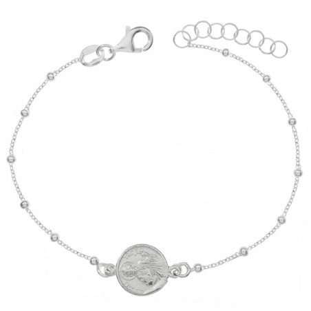 Pulsera San Judas Tadeo Plata de Ley - Karissma
