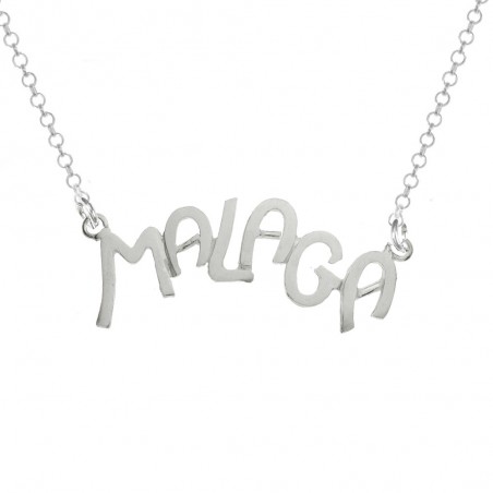 Collar de málaga malaga españa costa del sol plata - Joyería Jade