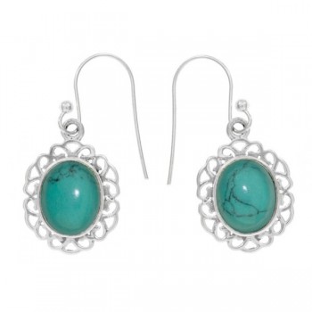 Pendientes piedra oval de Plata de Ley 925 - Karissma 2