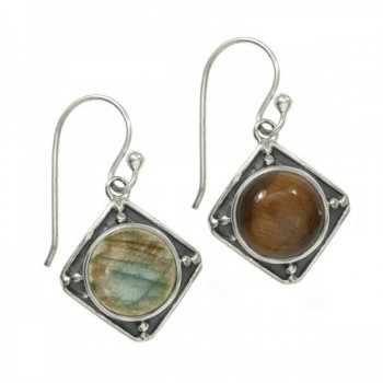 Pendientes rombo Plata de Ley | Karissma