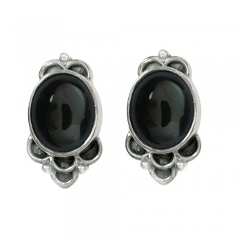 Pendientes vintage piedra granate Plata de Ley 925 2