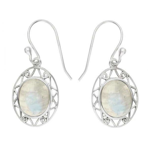 Pendientes base calada Plata de Ley - Joyería Jade