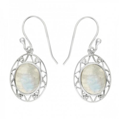 Pendientes base calada Plata de Ley - Joyería Jade