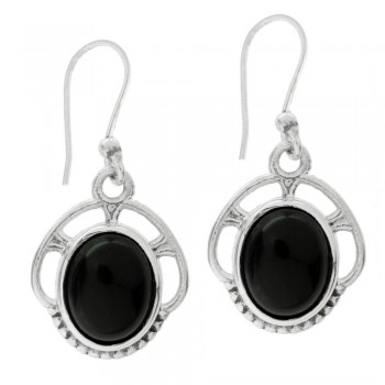 Pendientes piedra ónix o labradorita oval Plata 1ª Ley 925 - Karissma 2