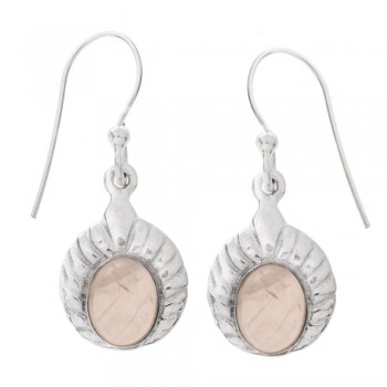 Pendientes con piedra ovalada Plata de Ley - Karissma 2