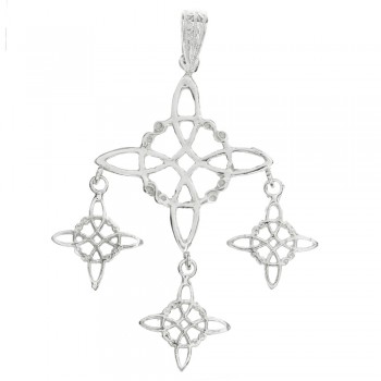 Colgante cuatro Nudos de Bruja de Plata de Ley - Karissma