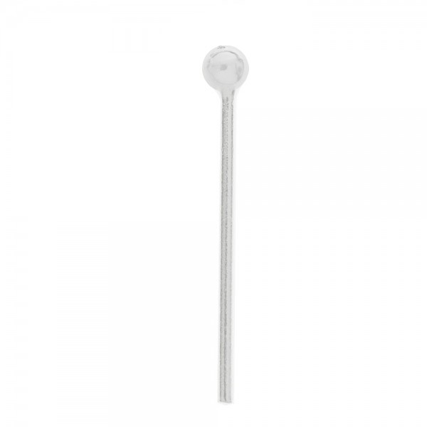 24 piercing nariz bolita 2 mm de Plata de Ley - Karissma