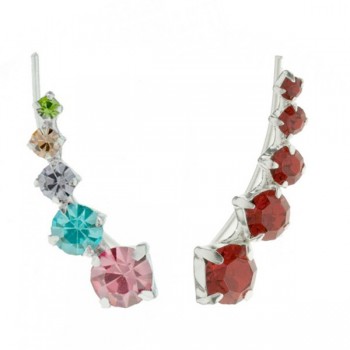 Trepadores circonitas de colores Plata de Ley - Karissma