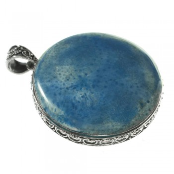 Colgante zig-zag con coco  Plata de 1ª Ley - Karissma 2