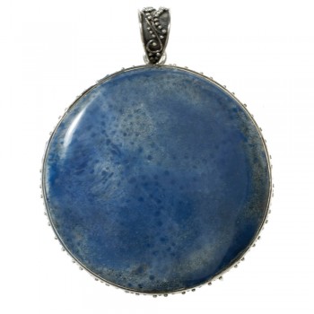 Colgante zig-zag con coco  Plata de 1ª Ley - Karissma