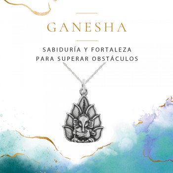 Collar Ganesha Plata de Ley - Karissma