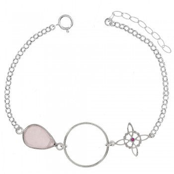 Pulsera Karma & Nudo de Bruja Plata de Ley - Karissma