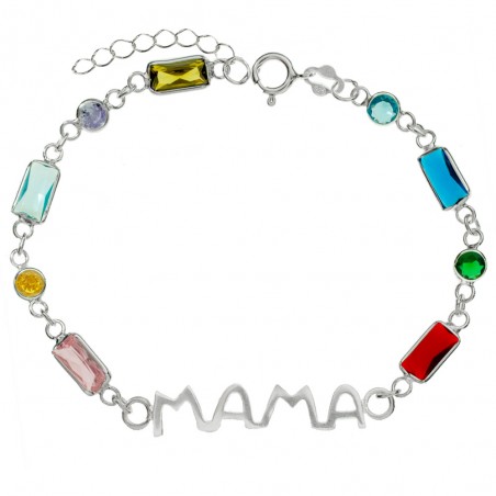 Pulsera Mamá Plata de Ley - Karissma