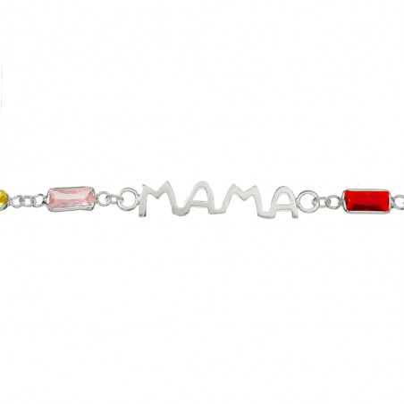 Pulsera Mamá Plata de Ley - Karissma
