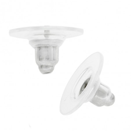 Pendientes Media Bola Labrada Plata de Ley 925 - Karissma