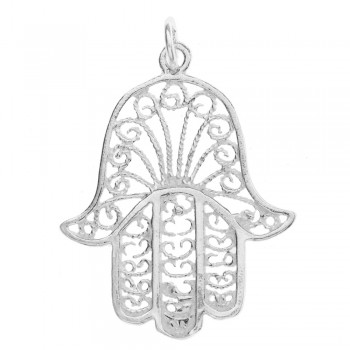Colgante mano de Fátima Plata de Ley - Karissma