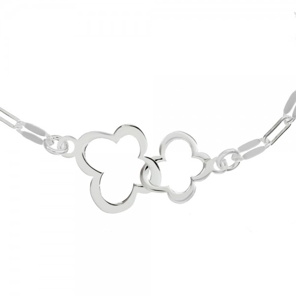 Pulsera flores entrelazadas - Karissma