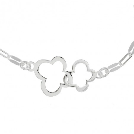 Pulsera flores entrelazadas - Karissma