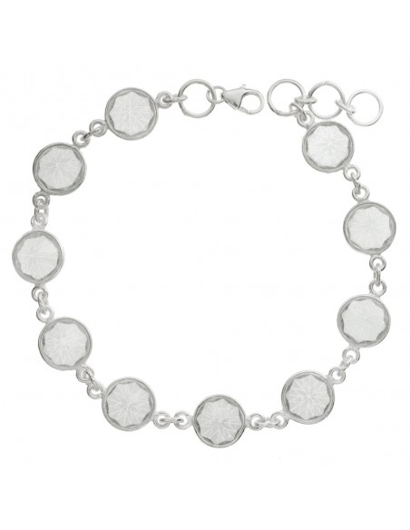 Pulsera eslabón Rivoli XL Plata de Ley - Karissma
