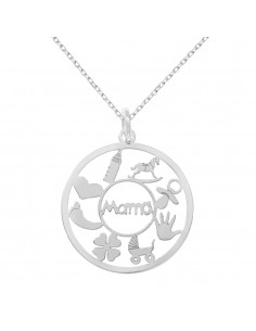 Collar Mamá Plata de Ley - Karissma