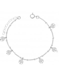 Pulsera árbol de la vida de bolitas Plata de Ley - Karissma