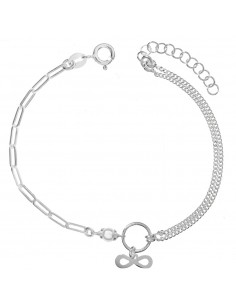 Pulsera Karma & Infinito cadena combinada - Karissma