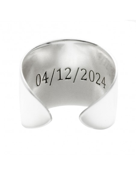 Anillo XL personalizado "Juego de palabras" Plata de Ley - Karissma