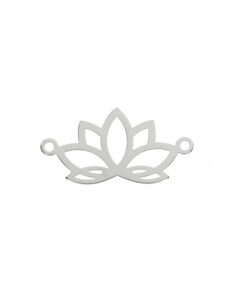 Entrepieza flor de Loto Plata de Ley - Karissma