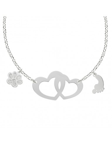 Collar Familia personalizable grabado fabricado en Plata de 1ª Ley - Karissma