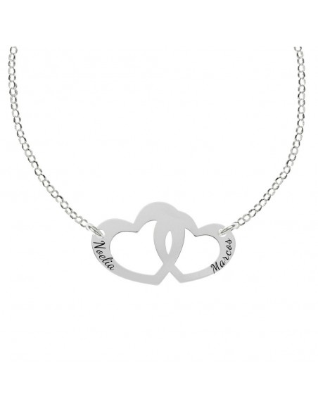 Collar Familia personalizable grabado fabricado en Plata de 1ª Ley - Karissma