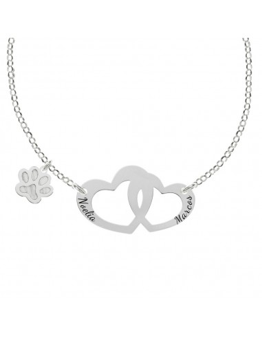 Collar Familia personalizable grabado fabricado en Plata de 1ª Ley - Karissma