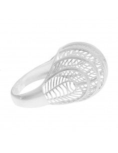 Anillo filigrana rayas Plata de Ley 925 2