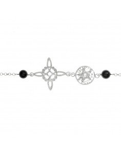 Pulsera Nudo de Bruja & Tetragrámaton Plata 925 - Karissma 2