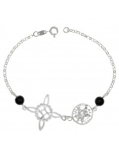 Pulsera Nudo de Bruja & Tetragrámaton Plata 925 - Karissma