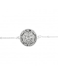Pulsera amuleto sello de Salomón Plata 925 - Karissma 2