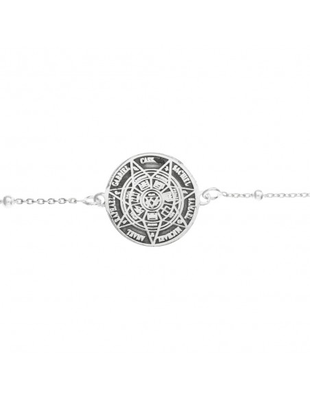Pulsera amuleto sello de Salomón Plata 925 - Karissma