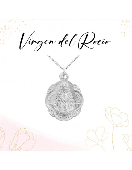 Medalla Virgen del Rocío Plata de Ley - Karissma