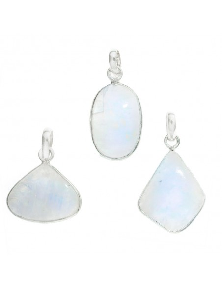 Colgante piedra de luna Plata de Ley - Karissma