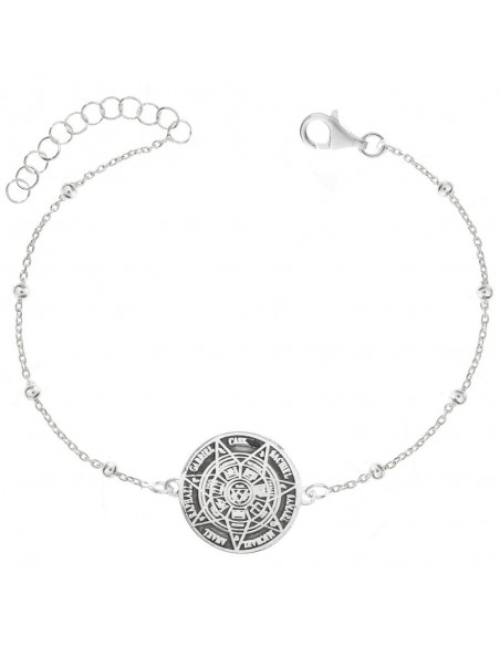 Pulsera amuleto sello de Salomón Plata 925 - Karissma