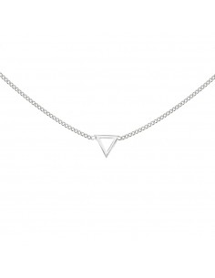 Gargantilla triángulo XS Plata de Ley - Karissma
