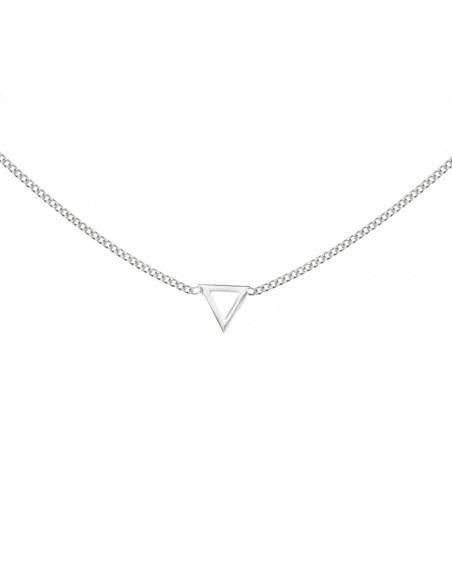 Gargantilla triángulo XS Plata de Ley - Karissma