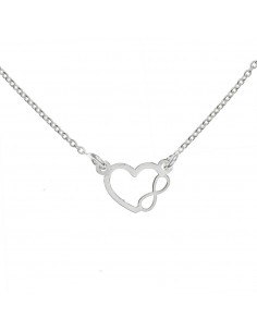 Gargantilla corazón & infinito Plata de Ley - Karissma