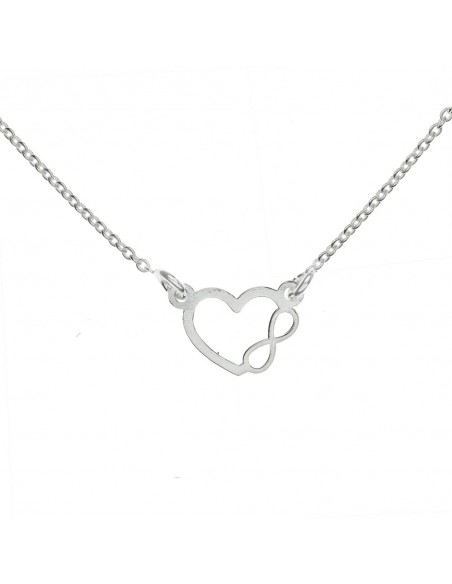 Gargantilla corazón & infinito Plata de Ley - Karissma