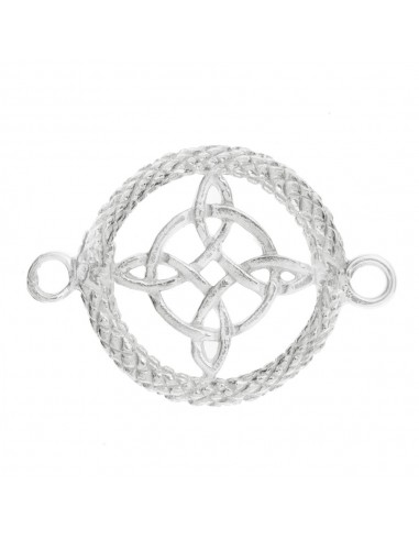 Pulsera Nudo de Bruja doble & Cruz de Caravaca Plata de Ley - Karissma