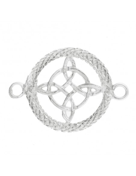 Pulsera Nudo de Bruja doble & Cruz de Caravaca Plata de Ley - Karissma