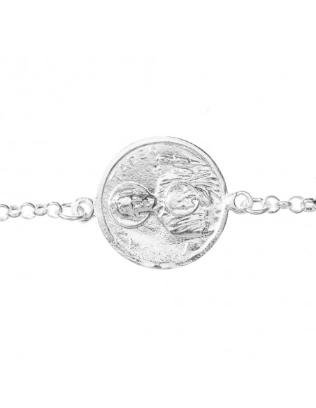 Pulsera San Judas & San Benito Plata de Ley - Karissma