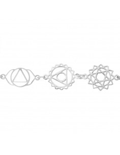 Pulsera 7 chakras Plata de Ley - Karissma 2