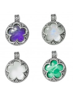 Colgante Gotland con piedra natural Plata de Ley - Karissma