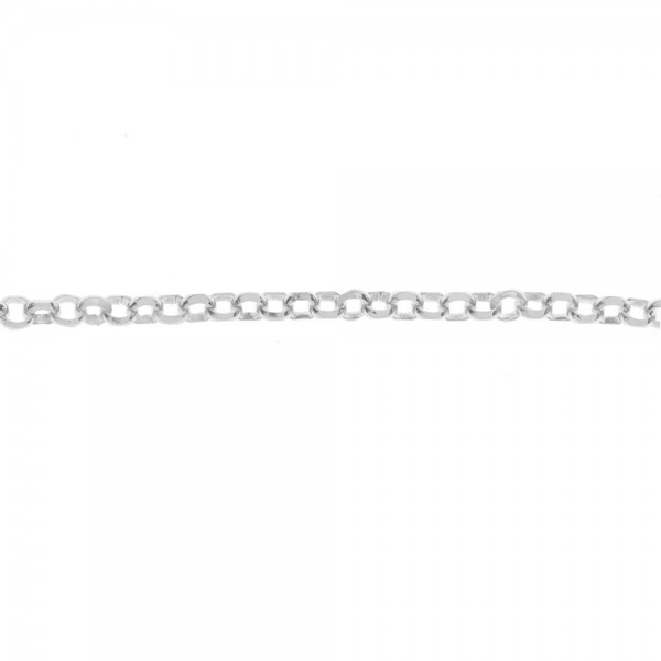 Cadena Roló ajustable 1.3 mm Plata de Ley 925